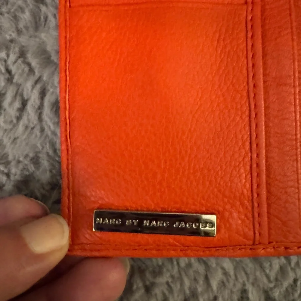 MARC JACOBS Orange Leather Women's Wallet